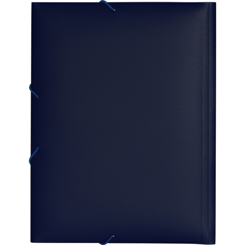 Папка формата А4 на резинке, синий
