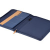 Портфолио А4 из RPET на молнии "Harvey", 40 л FSC бумаги, синий
