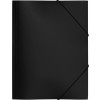 Папка формата А4 на резинке, черный