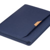 Портфолио А4 из RPET на молнии "Harvey", 40 л FSC бумаги, синий