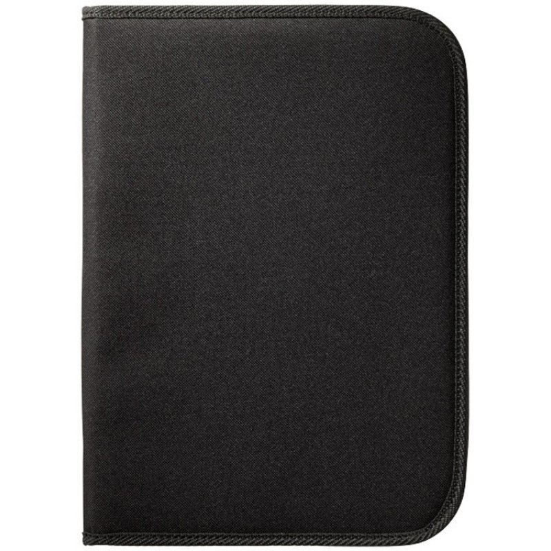 Папка А4 "Berkeley" на молнии с блокнотом, черный