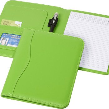 Папка A5 "Ebony", зеленое яблоко