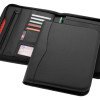Папка A4 "Ebony" на молнии, черный