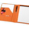 Папка для документов «Делос», черный/оранжевый (P)