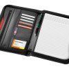 Папка A4 "Ebony" на молнии, черный