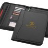 Папка A4 "Ebony" на молнии, черный