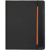Папка для документов «Делос», черный/оранжевый (P)