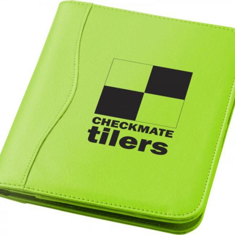 Папка A5 "Ebony", зеленое яблоко