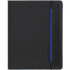Папка для документов «Делос», черный/синий