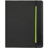 Папка для документов «Делос», черный/зеленое яблоко (P)