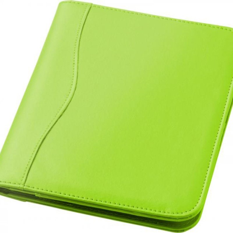 Папка A5 "Ebony", зеленое яблоко