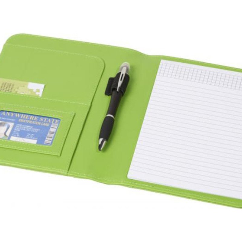 Папка A5 "Ebony", зеленое яблоко