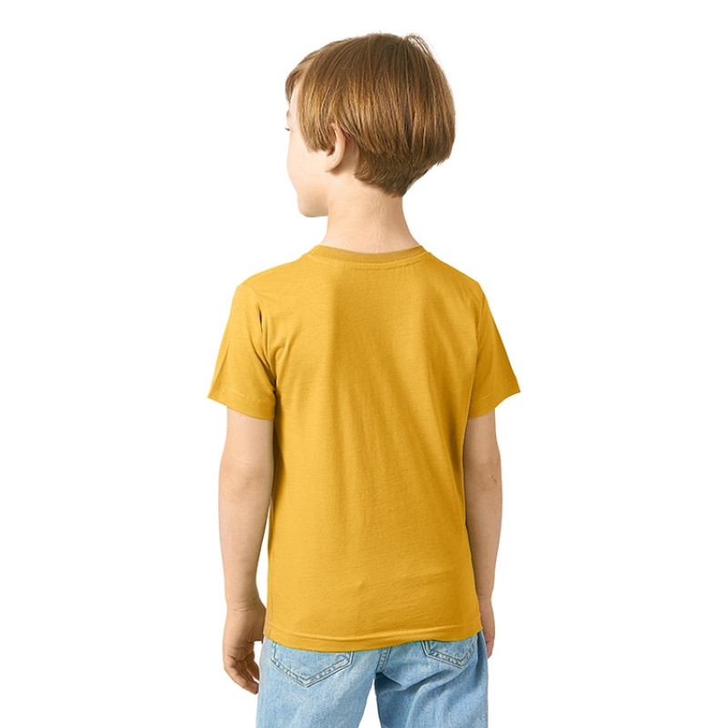 Футболка "Heavy Super Club" детская, золотисто-желтый