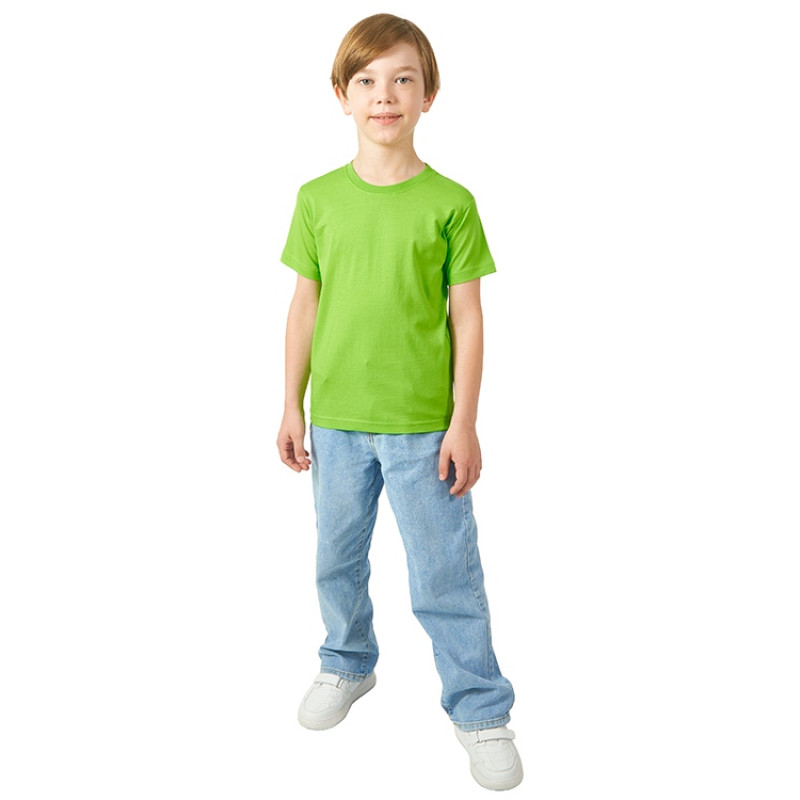 Футболка "Heavy Super Club" детская, зеленое яблоко