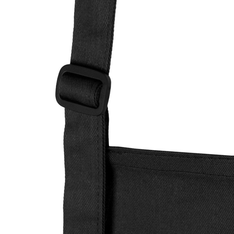 Хлопковый фартук 180gsm, черный