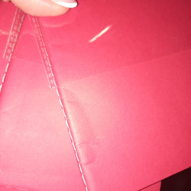 Блокнот A6 Stitch в линейку, красный (Р)