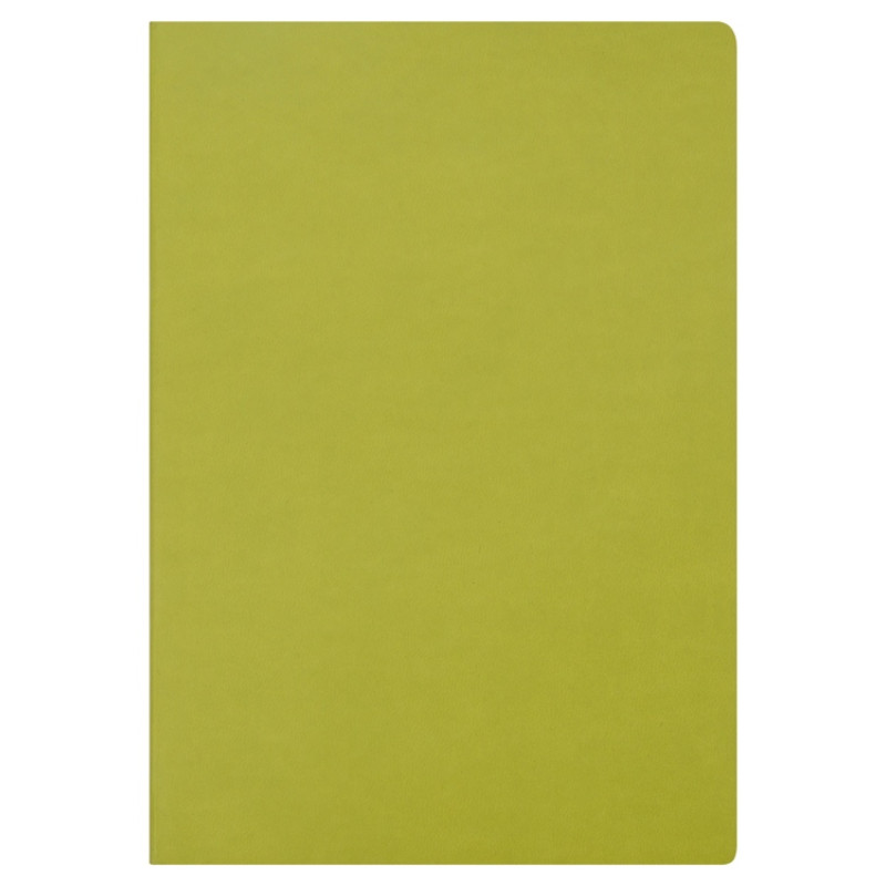 Блокнот «Wispy» линованный в мягкой обложке, зеленое-яблоко (Р)