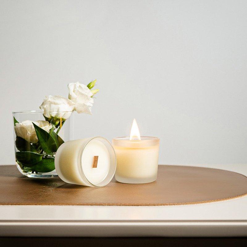 Набор для создания 2-х ароматических свечей: имбирный пряник, рождественская елка (без лого LM)