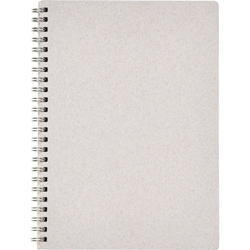 Блокнот Bianco формата A5 на гребне, белый