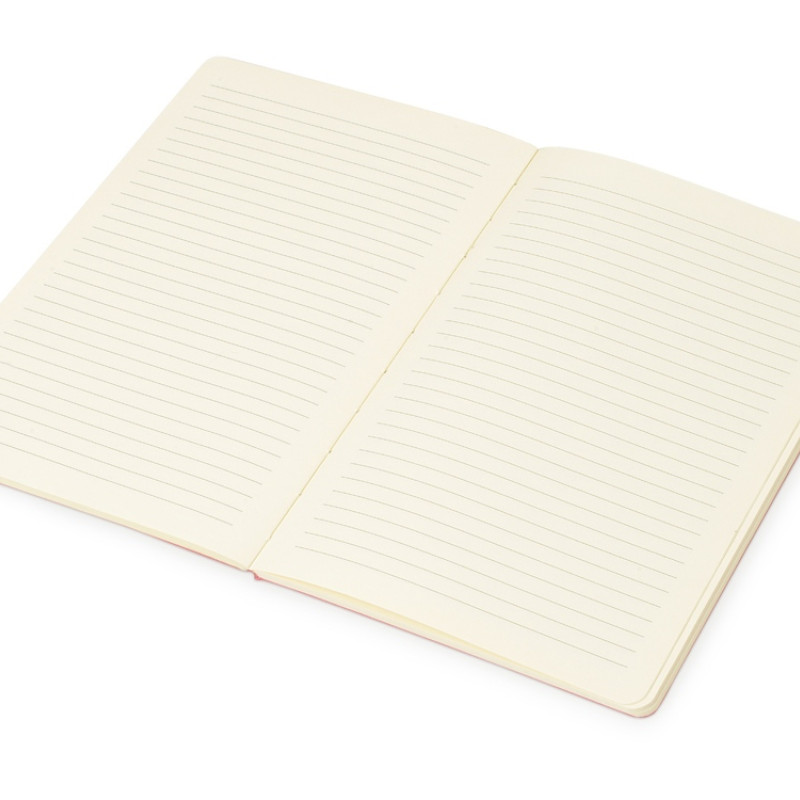 Блокнот «Wispy» линованный в мягкой обложке, красный (P)