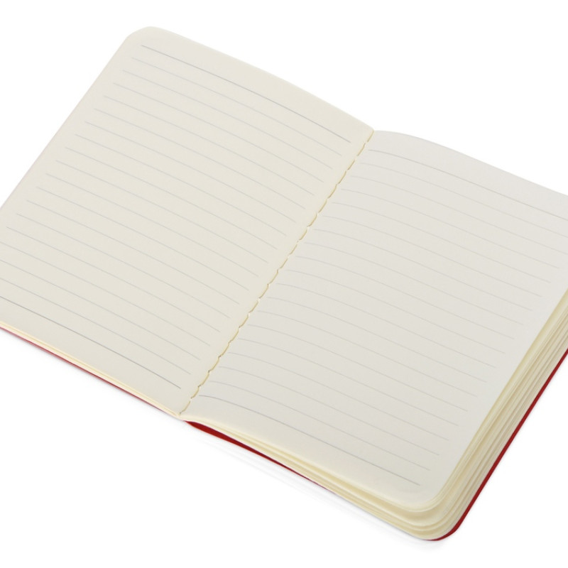 Блокнот A6 Stitch в линейку, красный (Р)