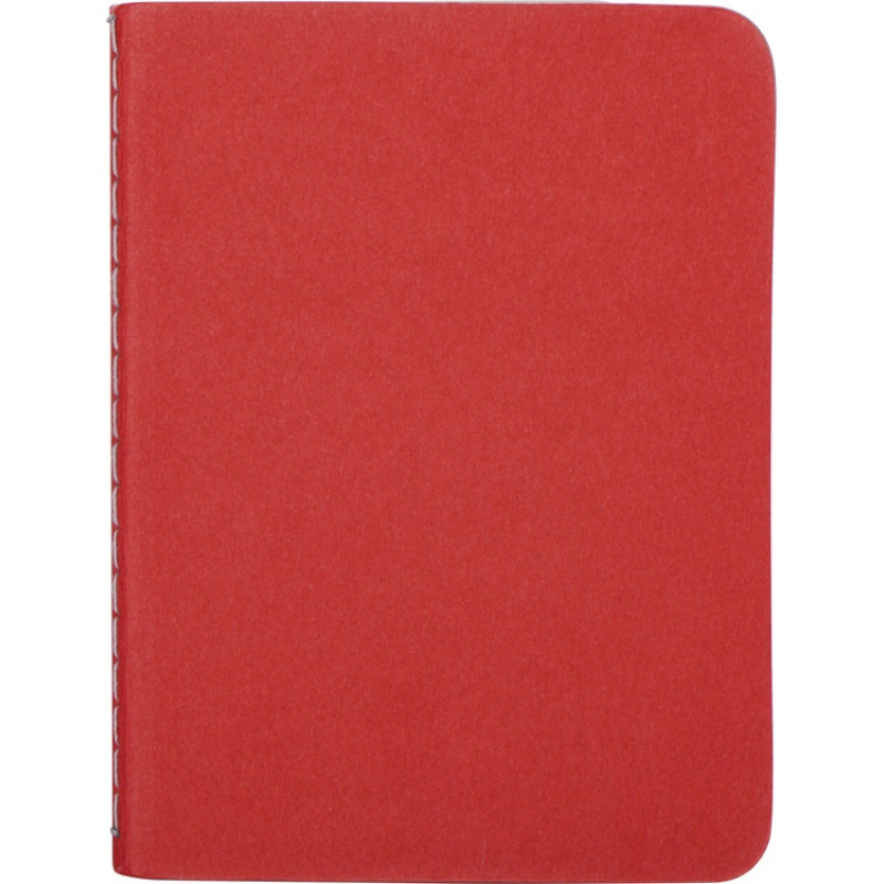 Блокнот A6 Stitch в линейку, красный (Р)