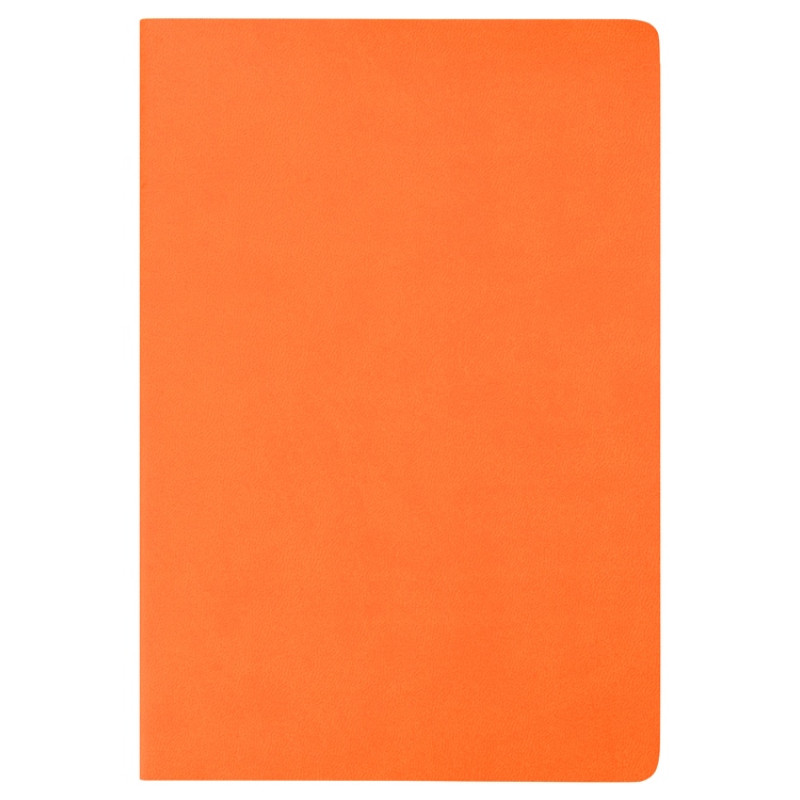 Блокнот «Wispy» линованный в мягкой обложке, оранжевый (Р)