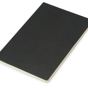 Блокнот «Wispy» линованный в мягкой обложке, черный