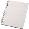 Блокнот Bianco формата A5 на гребне, белый