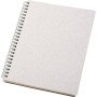 Блокнот Bianco формата A5 на гребне, белый