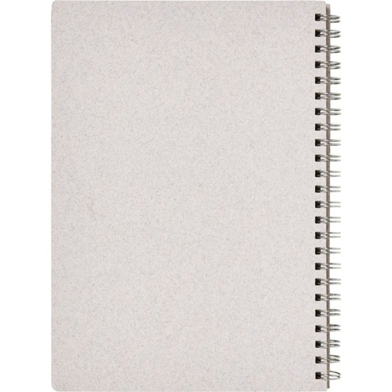 Блокнот Bianco формата A5 на гребне, белый