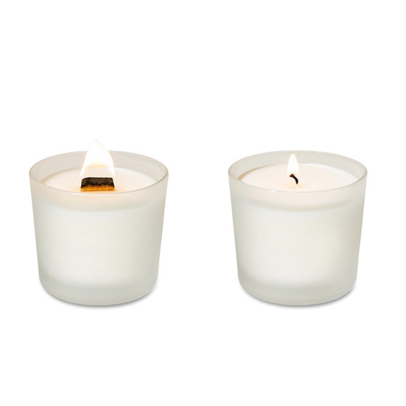 Набор для создания 2-х ароматических свечей: амбра и табак/маракуйя, сандал и пачули (без лого LM)