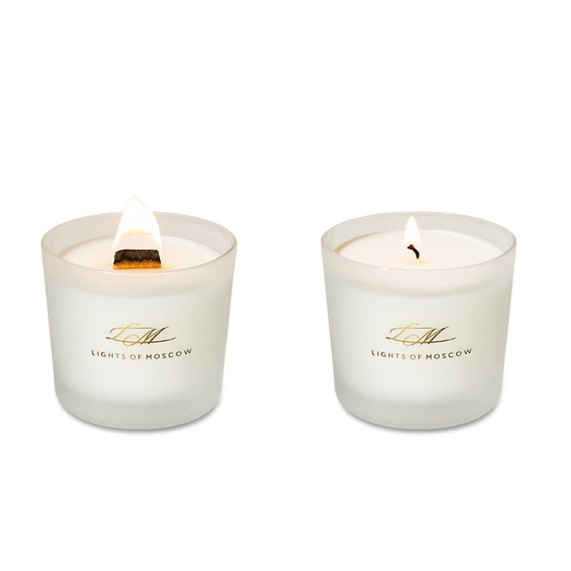 Набор для создания 2-х ароматических свечей: имбирный пряник, рождественская елка