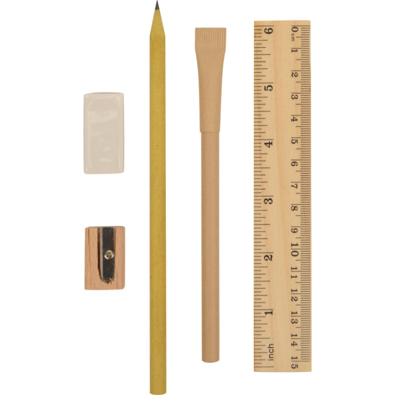 Набор канцелярский в пенале "Eco style"