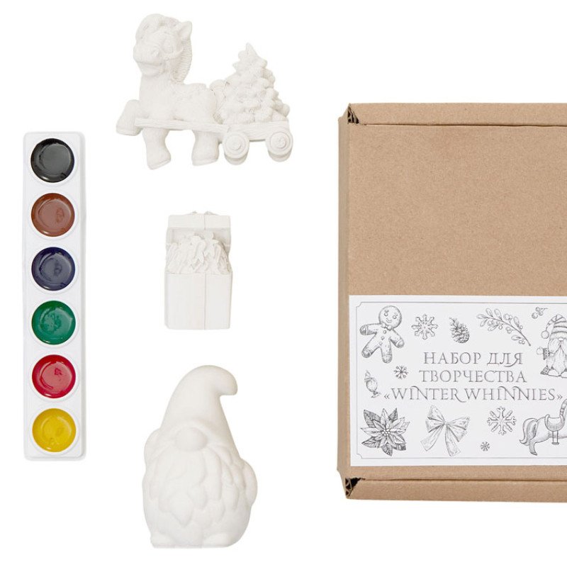 Набор для творчества из гипса «Winter Whinnies»