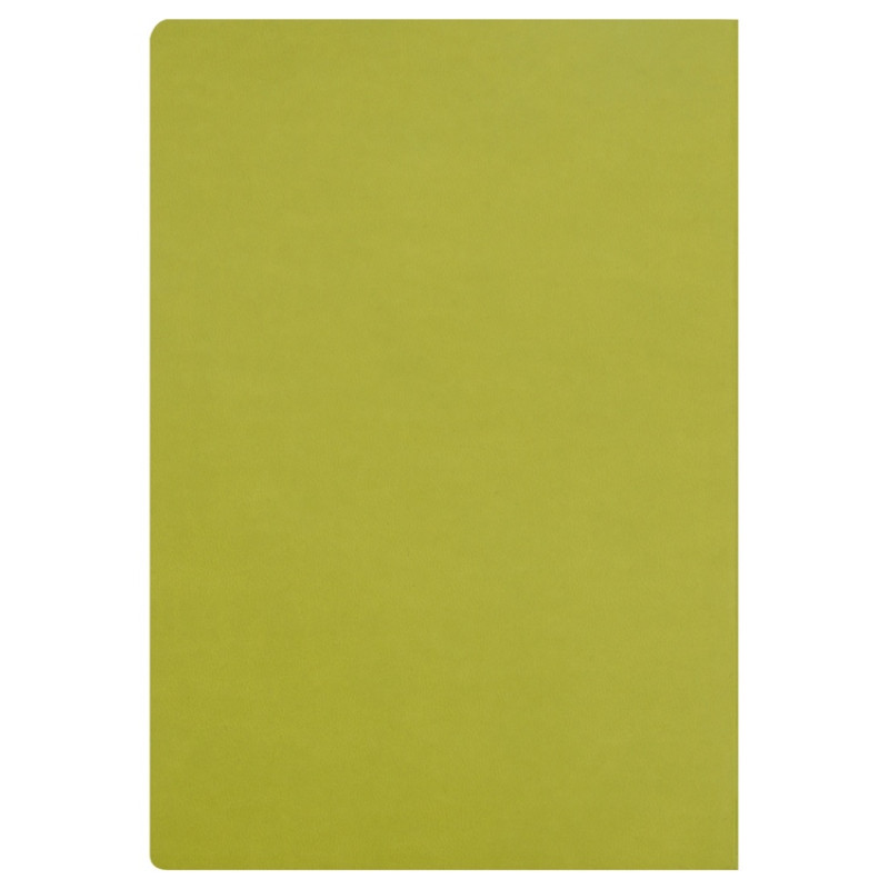 Блокнот «Wispy» линованный в мягкой обложке, зеленое-яблоко (Р)