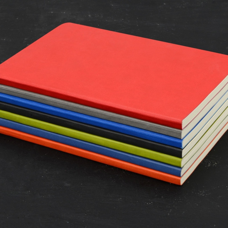 Блокнот «Wispy» линованный в мягкой обложке, оранжевый (Р)