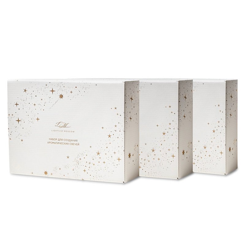 Набор для создания 2-х ароматических свечей: имбирный пряник, рождественская елка