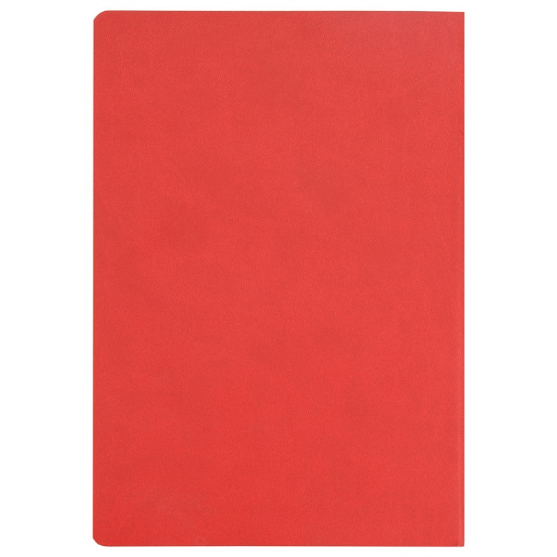 Блокнот «Wispy» линованный в мягкой обложке, красный (P)