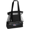 Сумка для шопинга и пляжа «Coolmesh» с изотермическим отделением внизу, черный