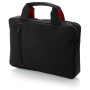 Сумка для документов "Troit", черный/красный