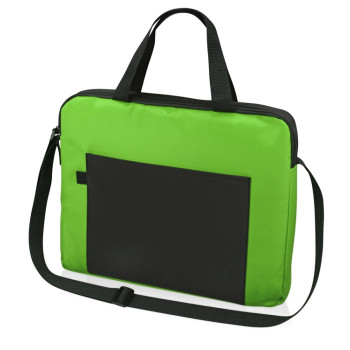 Конференц сумка для документов "Congress", зеленый/черный