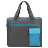 Конференц сумка «Session», серый/голубой