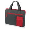 Конференц сумка "Session", серый/красный