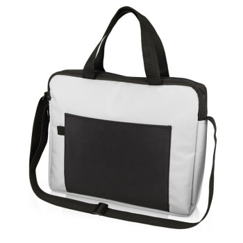 Конференц сумка для документов "Congress", белый/черный (P)