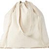 Рюкзак со шнурком Eliza из хлопчатобумажной ткани плотностью 240 г/м2, натуральный