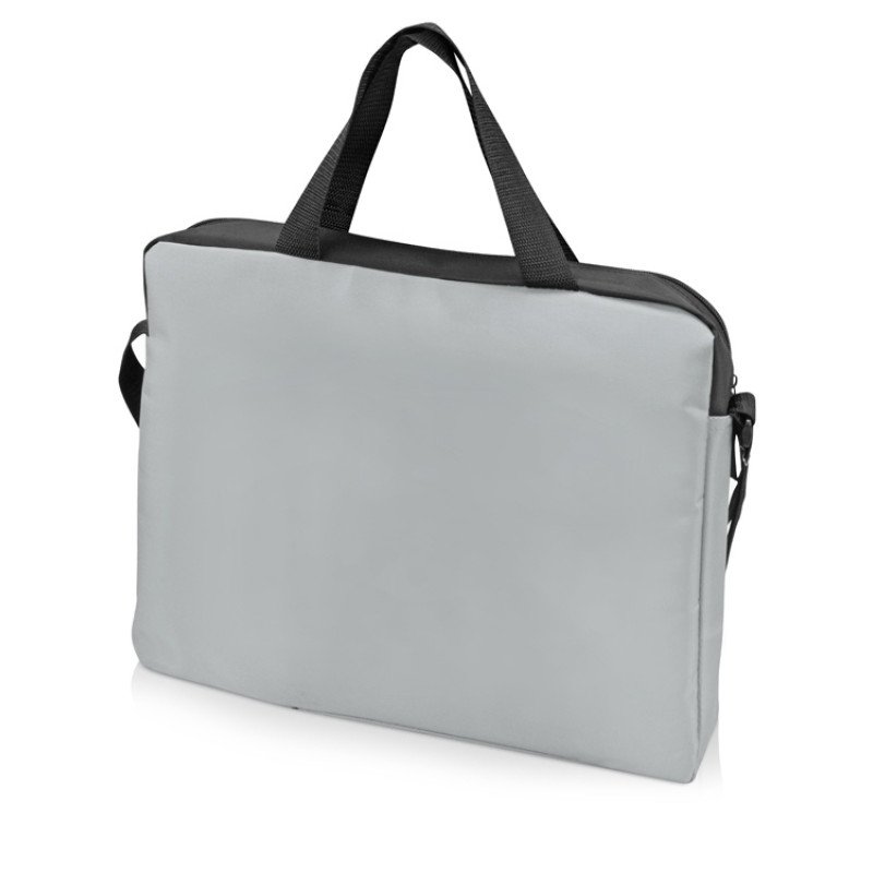 Конференц сумка для документов "Congress", серый/черный (P)
