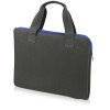 Конференц сумка "Session", серый/синий