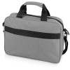 Сумка «Брейв» для документов и ноутбука 13,3", светло-серый/черный