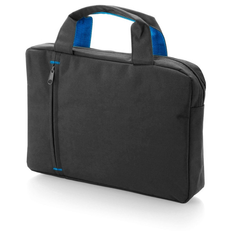 Сумка для документов "Troit", серо-синий/ярко-синий